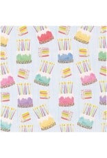 Caspari Gift Wrapping Paper 5ft Roll Happy Birthday Cake