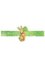 Caspari Easter Paper Napkin Rings 8ct Bunny Carrot