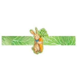 Caspari Easter Paper Napkin Rings 8ct Bunny Carrot