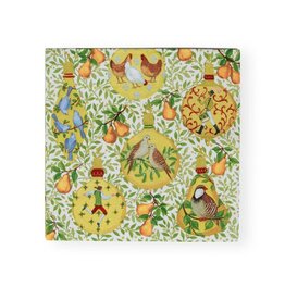 Caspari Christmas Paper Luncheon Napkins 20pk In A Pear Tree