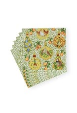 Caspari Christmas Paper Luncheon Napkins 20pk In A Pear Tree