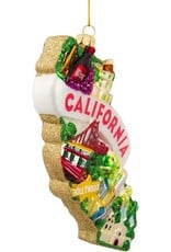Kurt Adler Glass California Ornament California State Cityscape