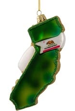 Kurt Adler Glass California Ornament California State Cityscape
