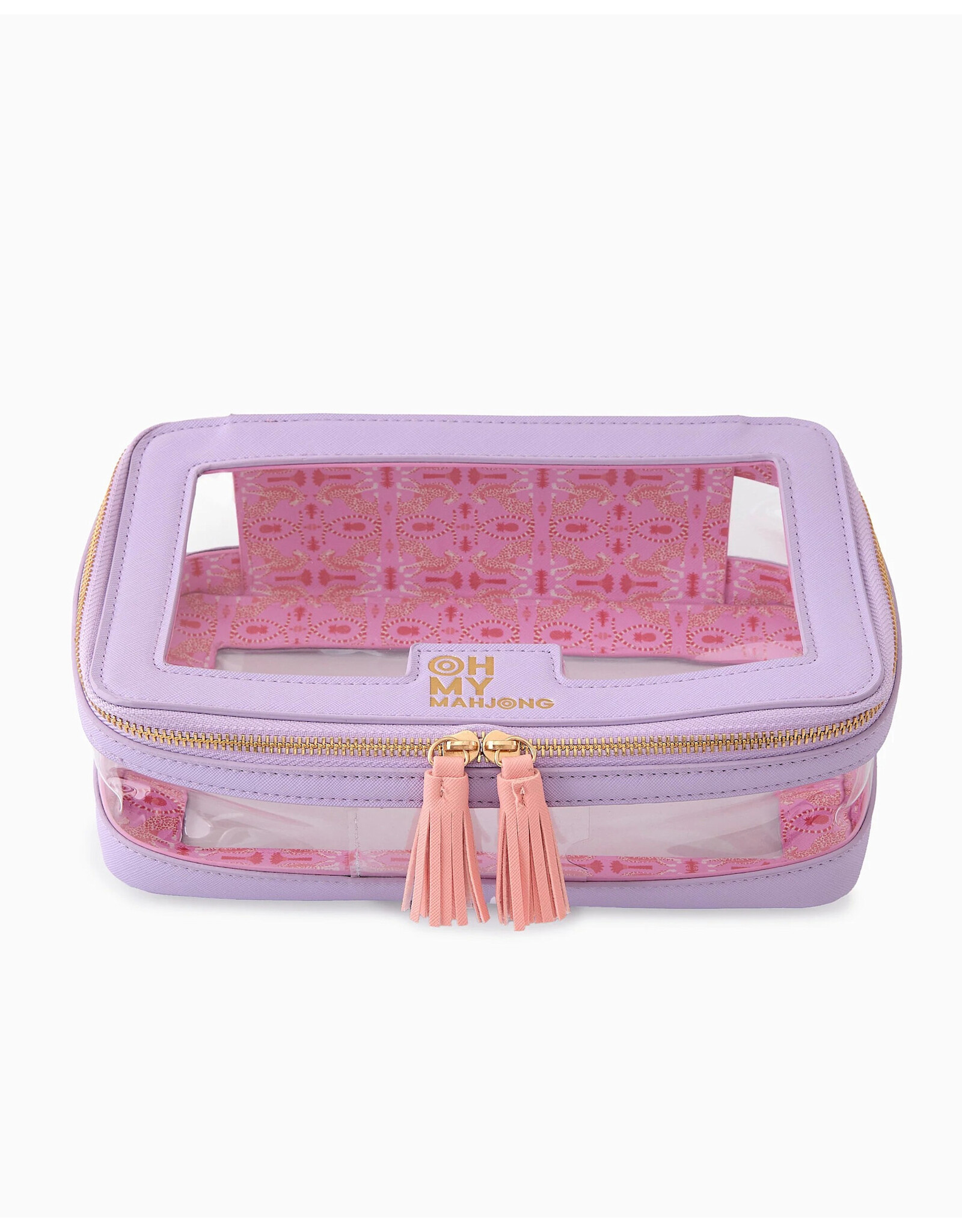 Oh My Mahjong Lavender Mahjong Tile Storage Bag for Mah-Jongg Tiles