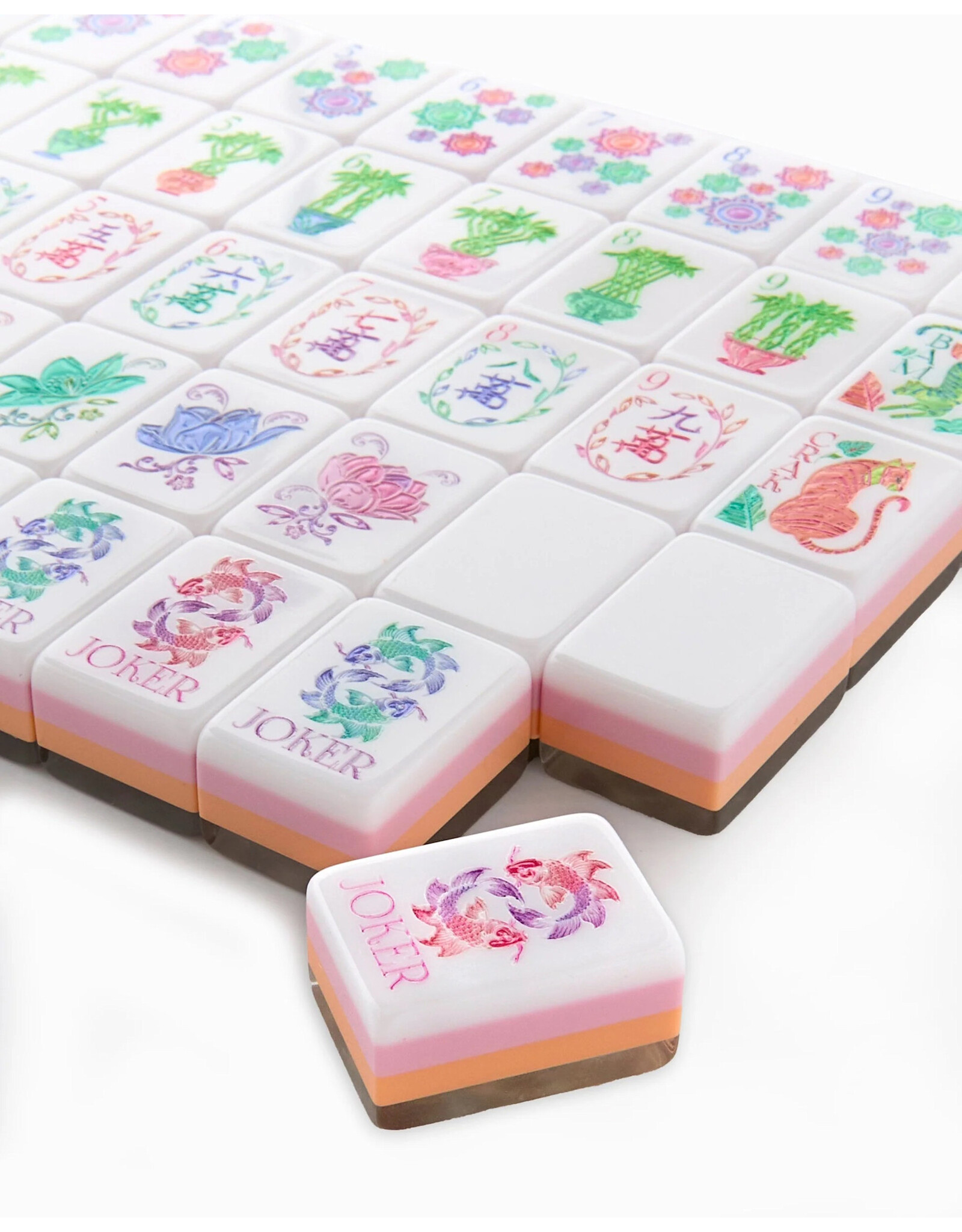 Oh My Mahjong Pearlescent Wild Mahjong Tiles Set American Mahjong Game