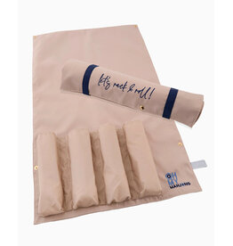 Oh My Mahjong Lets Rack N Roll Bag for Mahjong Racks N Pushers Tan