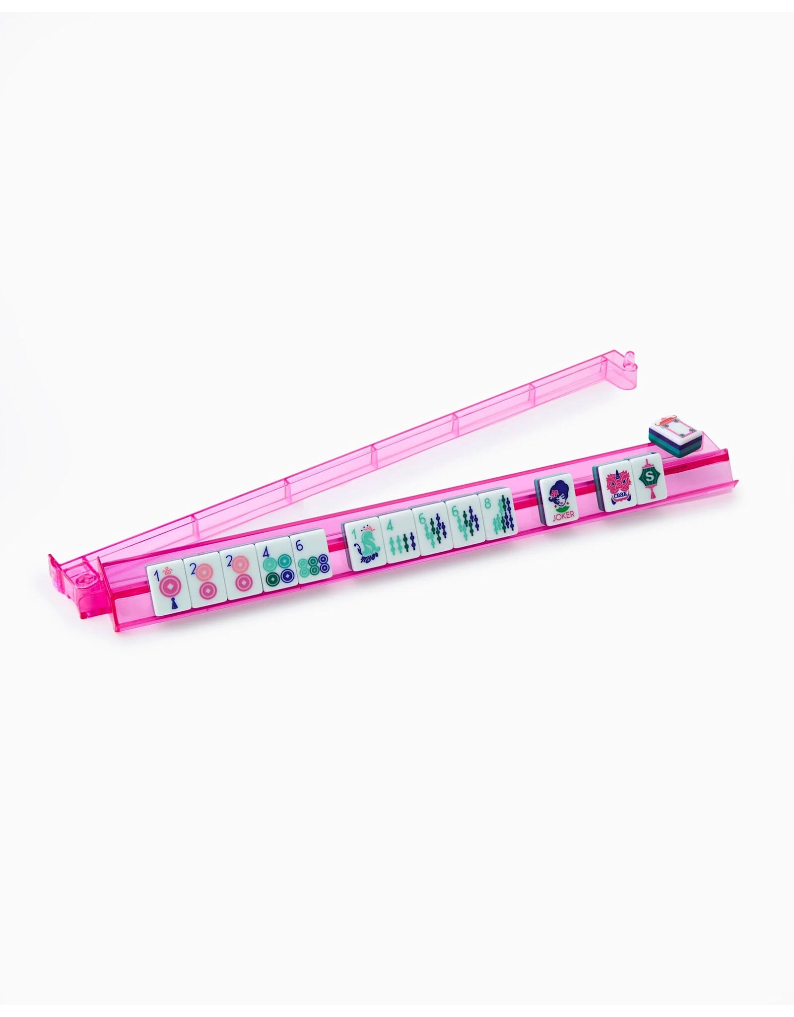 Oh My Mahjong Rack N Pusher Set For American Mahjong Tiles | Multicolor
