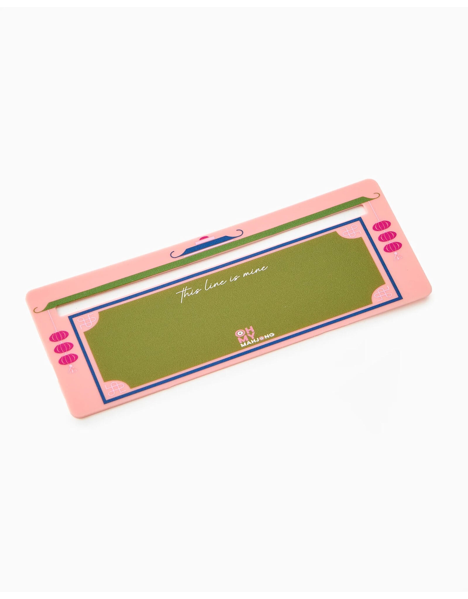Oh My Mahjong Line Finders for Mahjong NMJL IMC Playing Cards | Coral
