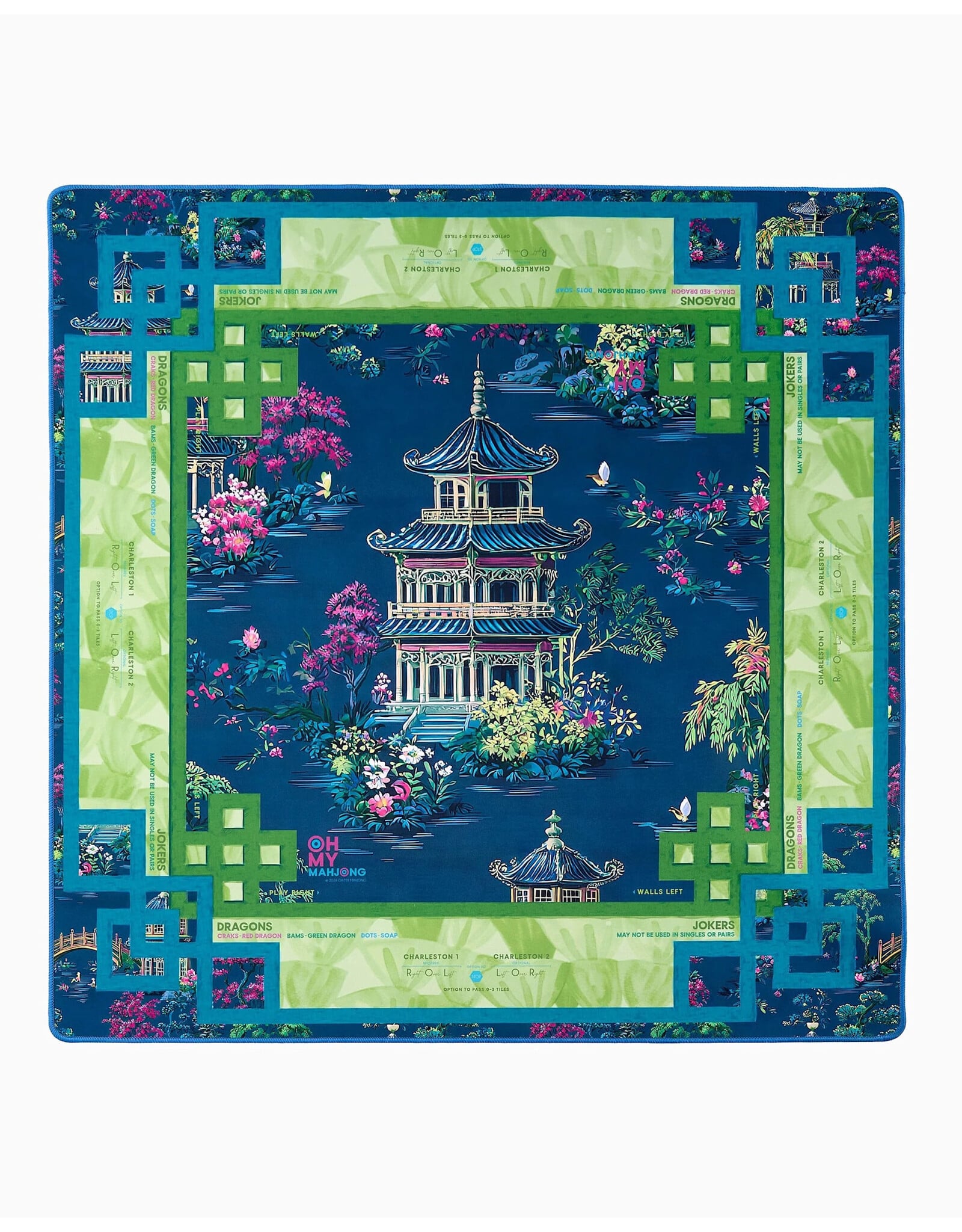 Oh My Mahjong Mahjong Mats Elysium MahJong Game Mat In Tube
