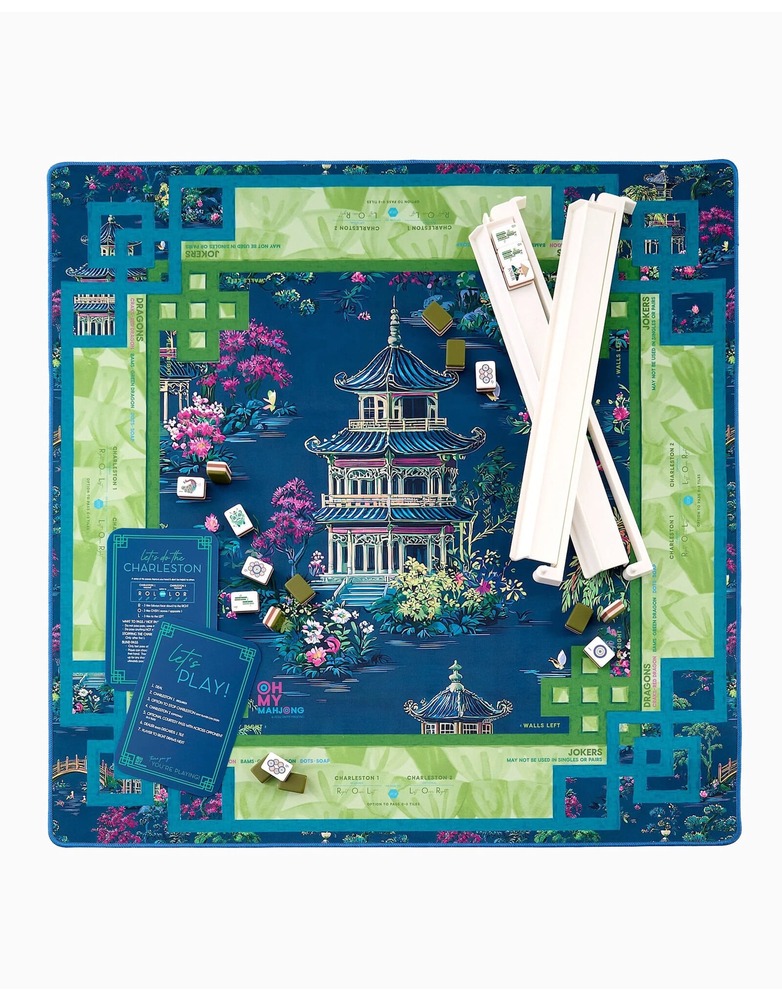 Oh My Mahjong Mahjong Mats Elysium MahJong Game Mat In Tube