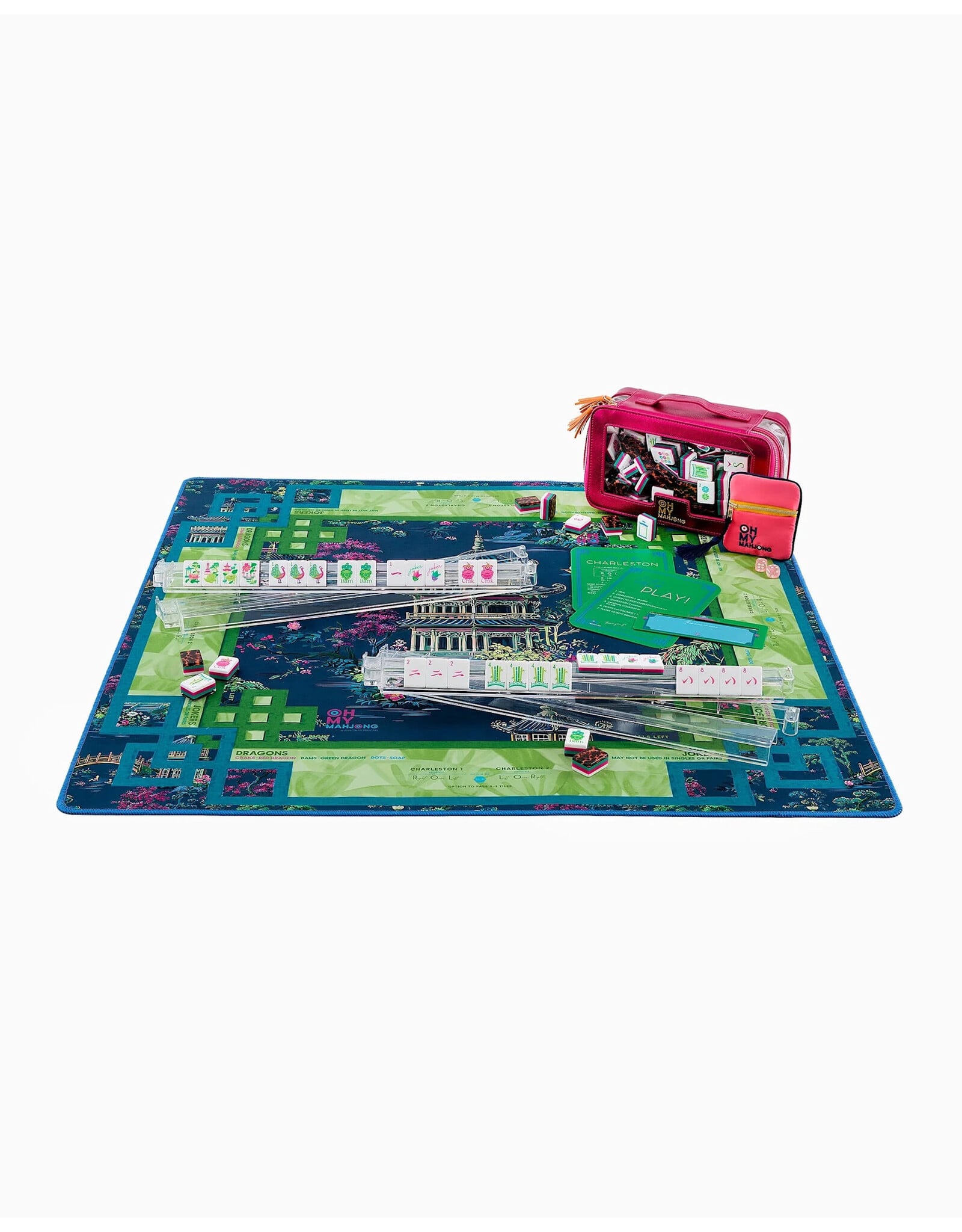 Oh My Mahjong Mahjong Mats Elysium MahJong Game Mat In Tube