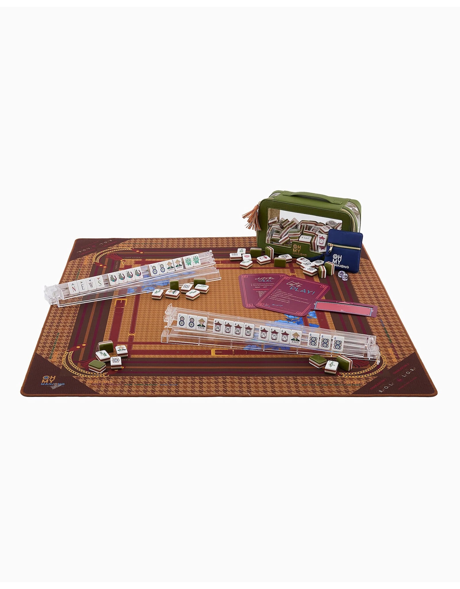 Oh My Mahjong Mahjong Mats Palomino MahJong Game Mat In Tube