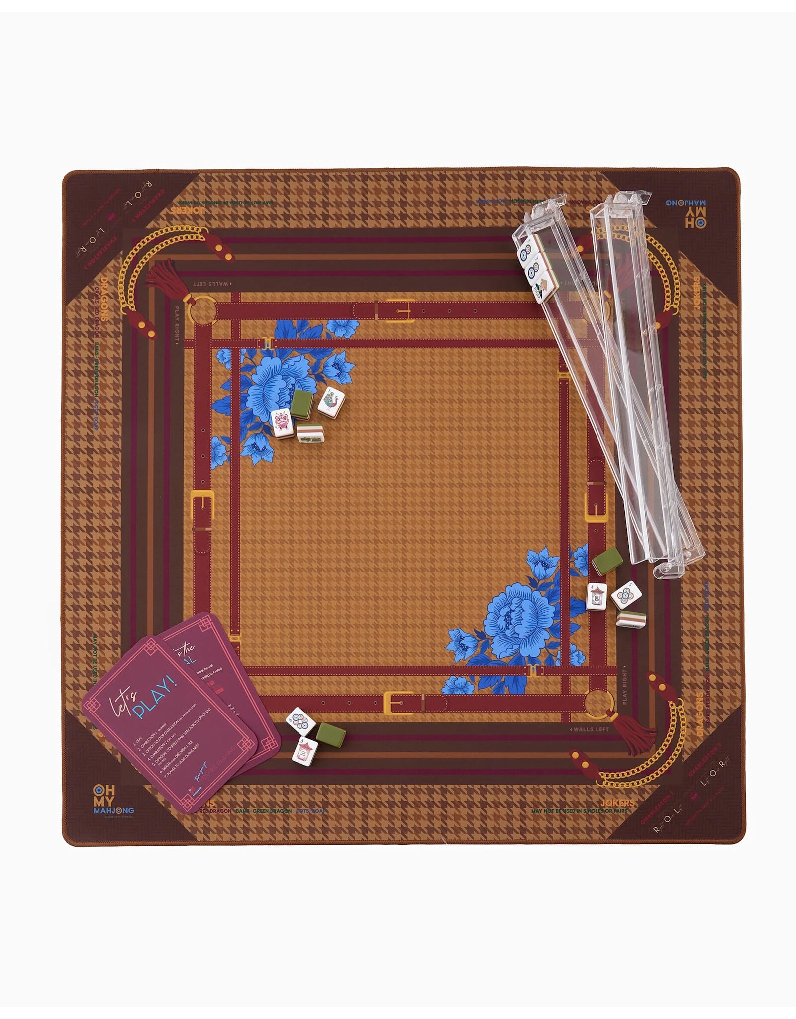 Oh My Mahjong Mahjong Mats Palomino MahJong Game Mat In Tube