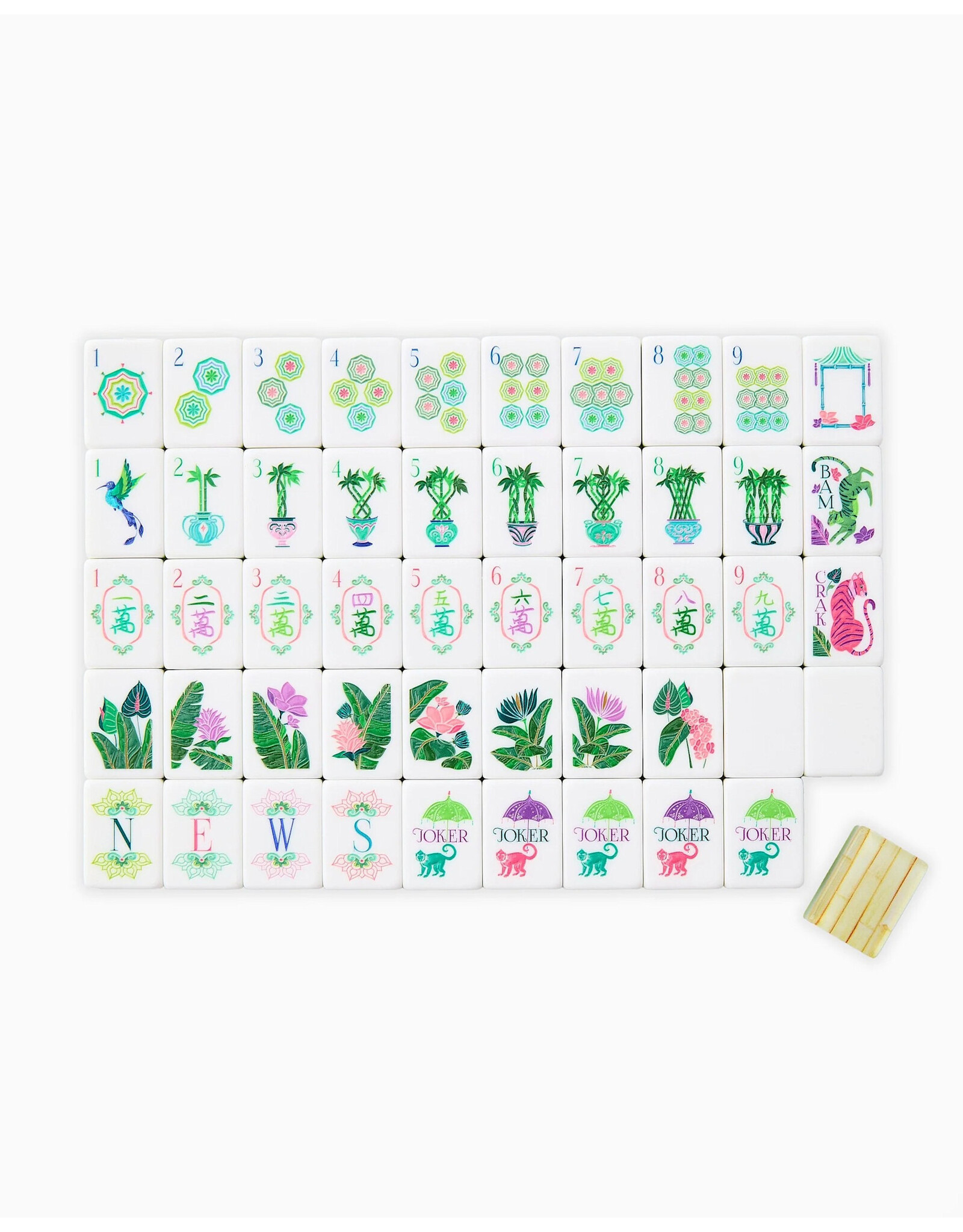 Oh My Mahjong Palm Royale Mahjong Tiles Set American Mahjong Game