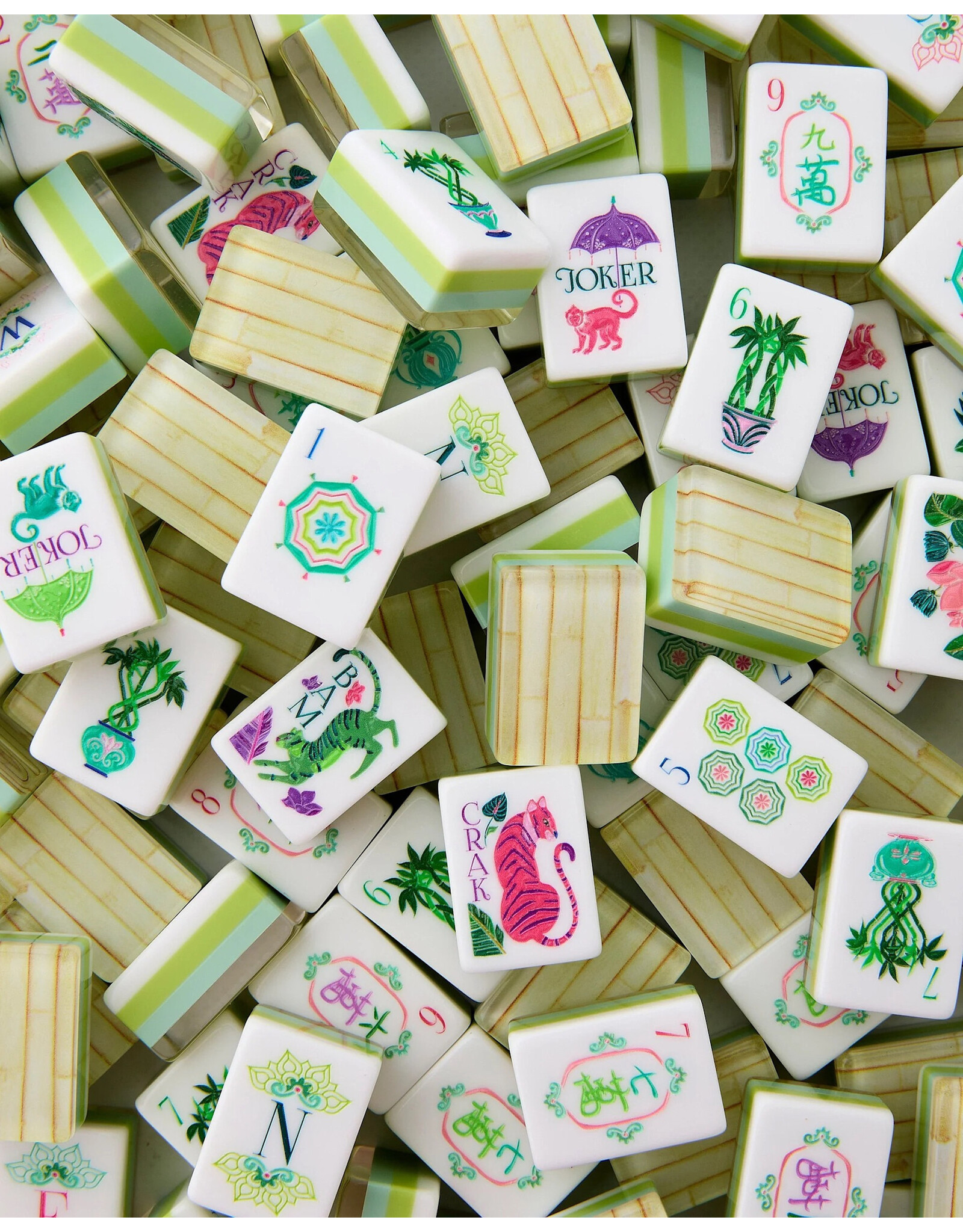 Oh My Mahjong Palm Royale Mahjong Tiles Set American Mahjong Game
