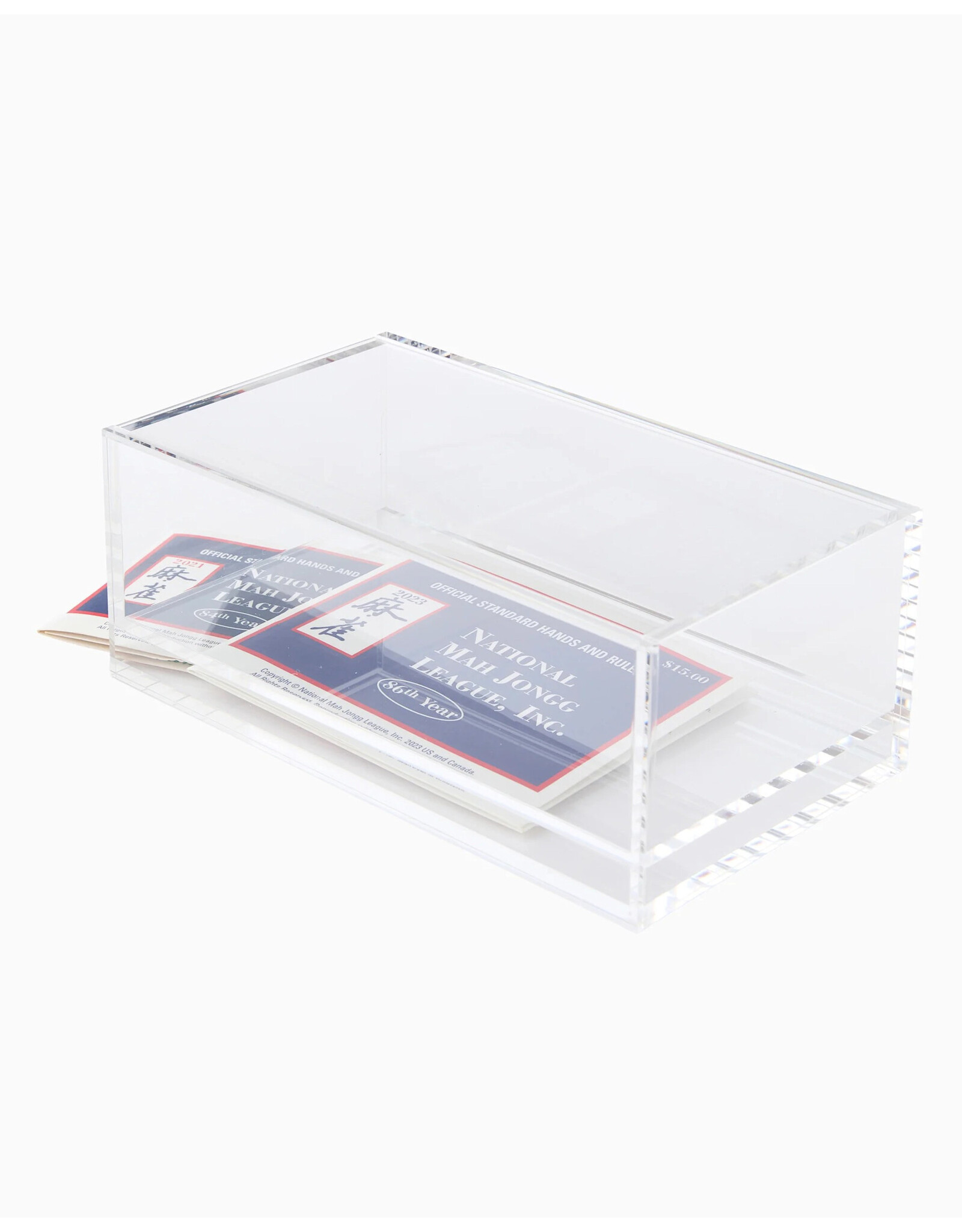 Oh My Mahjong Acrylic Box for Mahjong Tiles Storage Box | Clear
