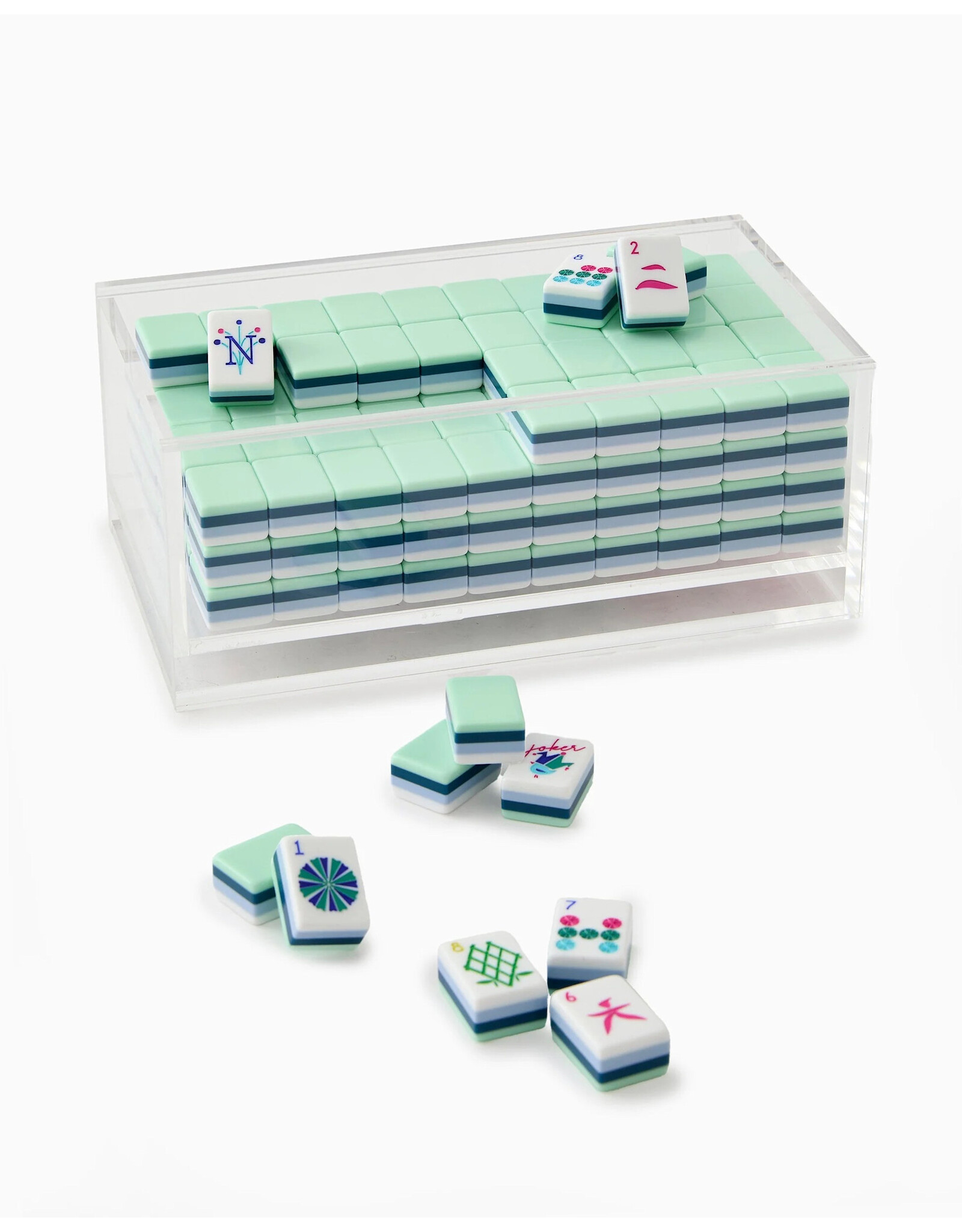 Oh My Mahjong Acrylic Box for Mahjong Tiles Storage Box | Clear