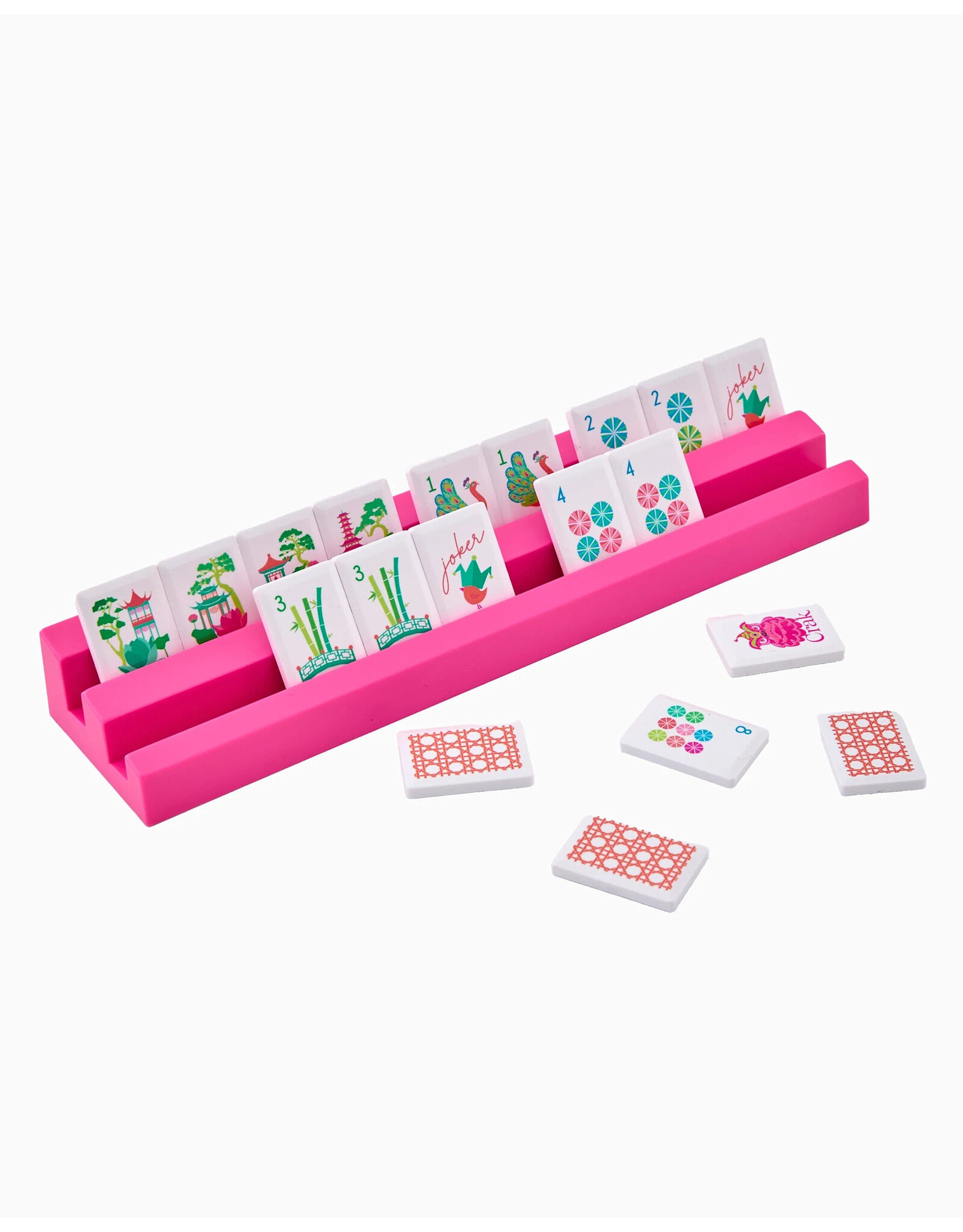 Oh My Mahjong Mahjong Debutante Tile Set Sunburst Tiles w Accessories
