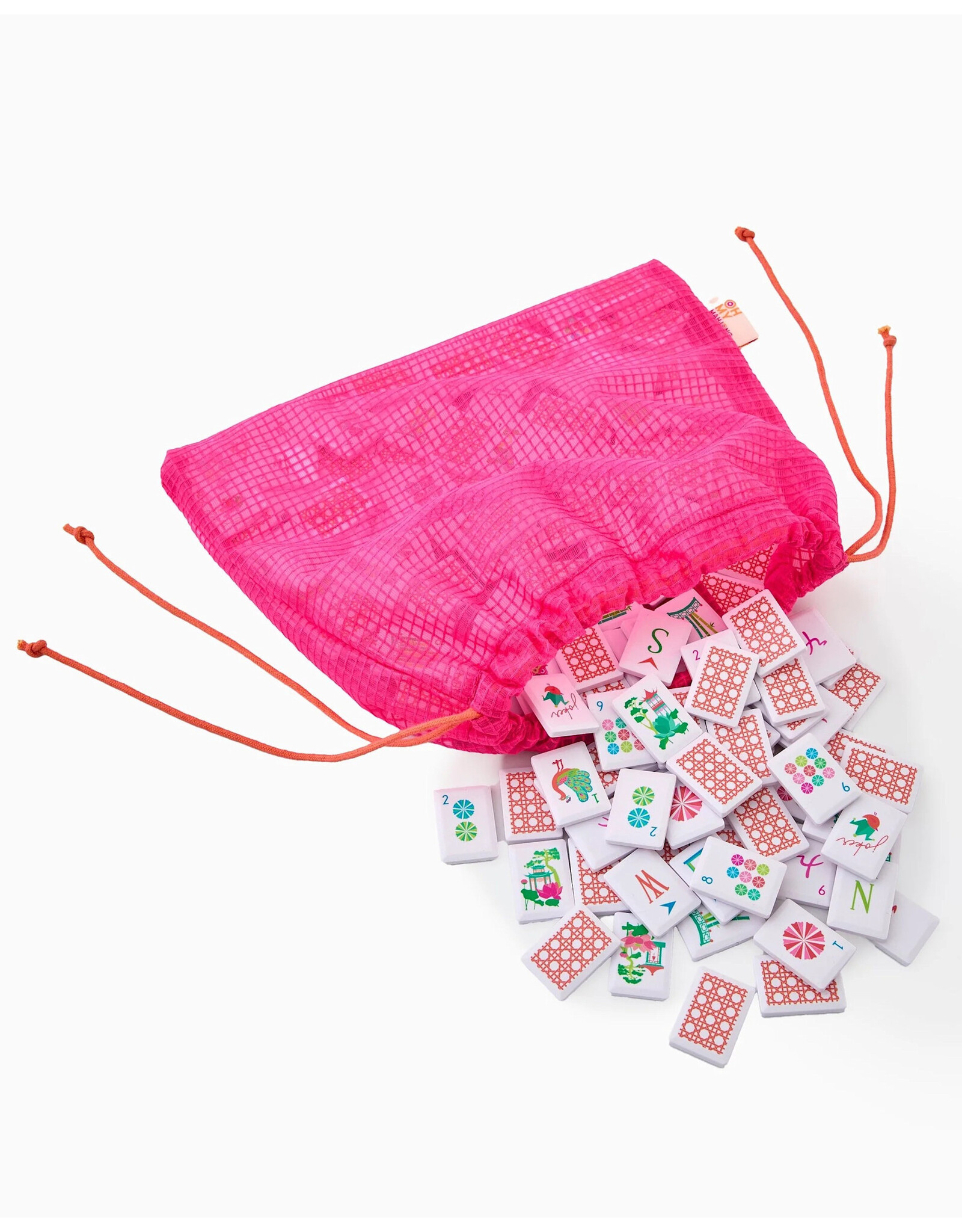 Oh My Mahjong Mahjong Debutante Tile Set Sunburst Tiles w Accessories