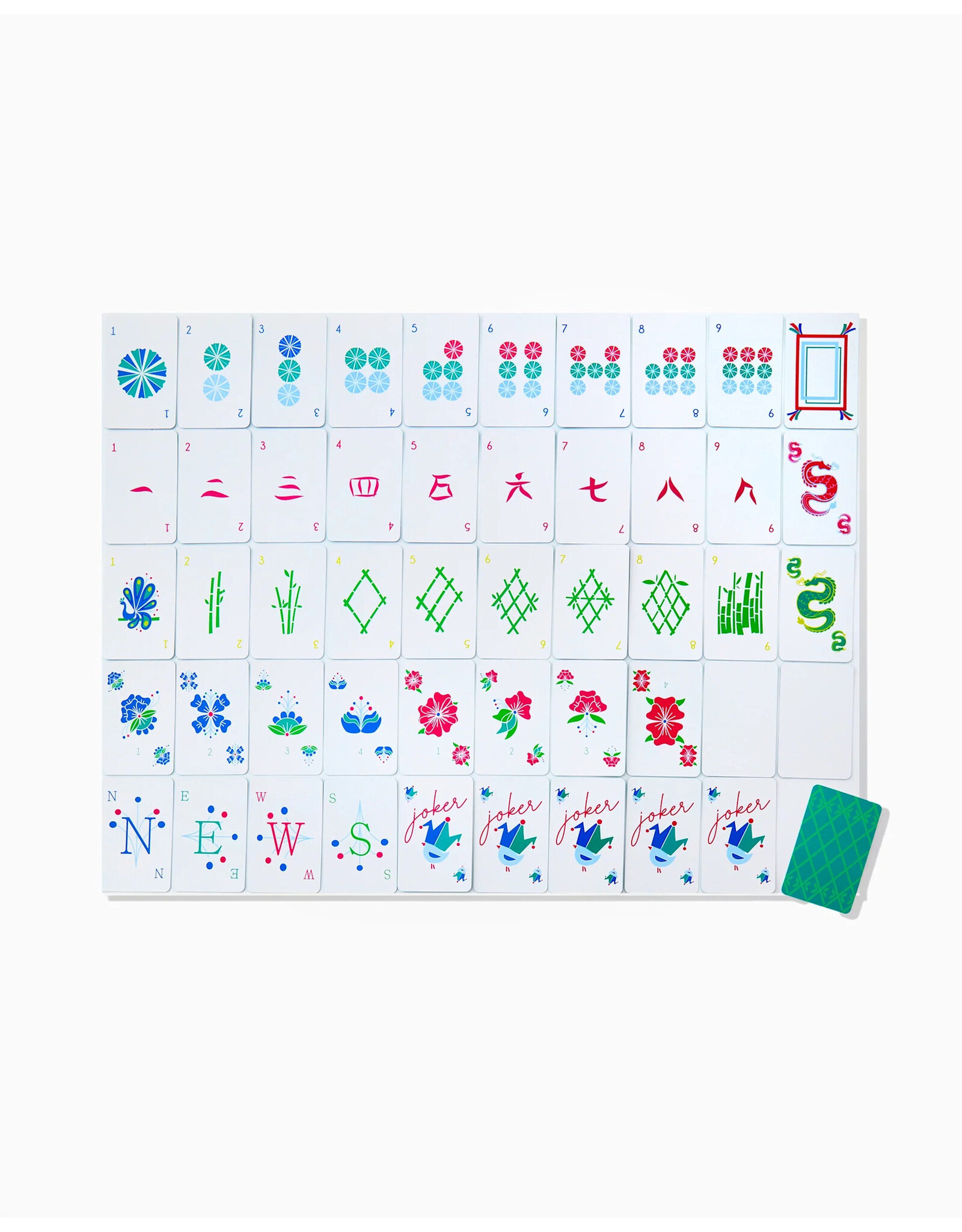 Oh My Mahjong Mahjong Playing Cards | Birdie Mahjong Card Set