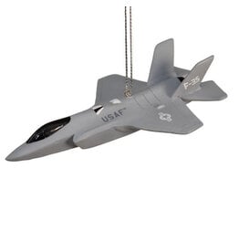 Kurt Adler U.S. Air Force F35 Jet Ornament Military Aircraft