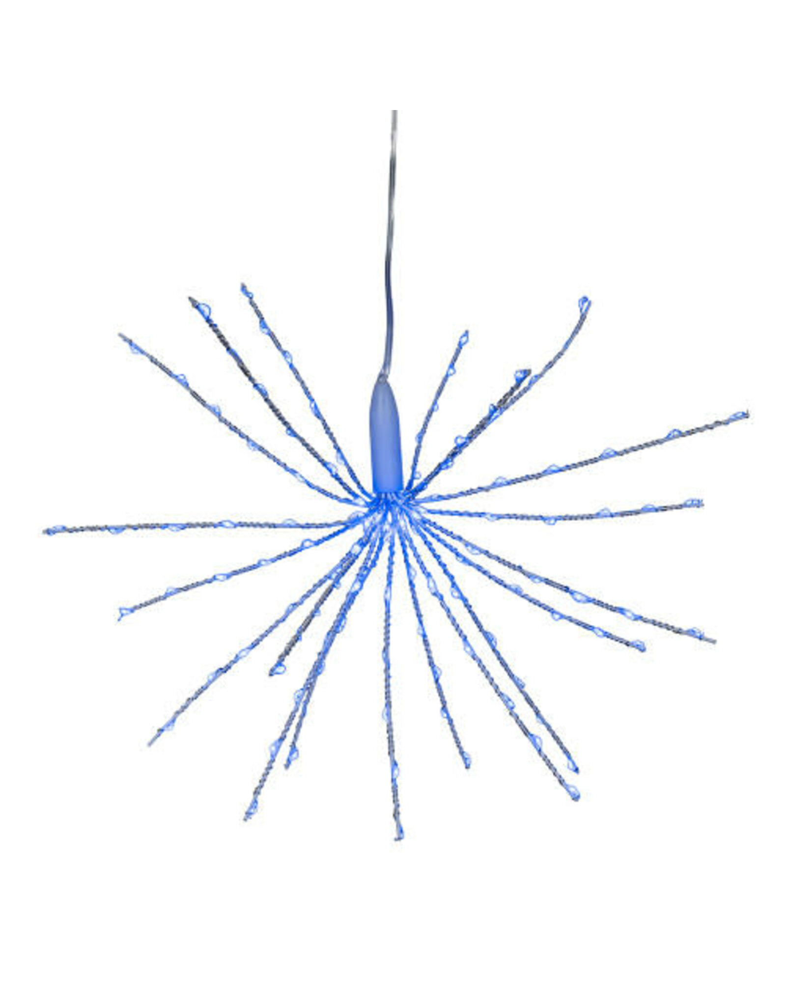 Kurt Adler 3D Starburst Light 12 Inch W 120 Blue Fairy LED Lights