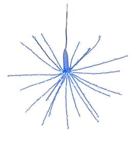 Kurt Adler 3D Starburst Light 12 Inch W 120 Blue Fairy LED Lights