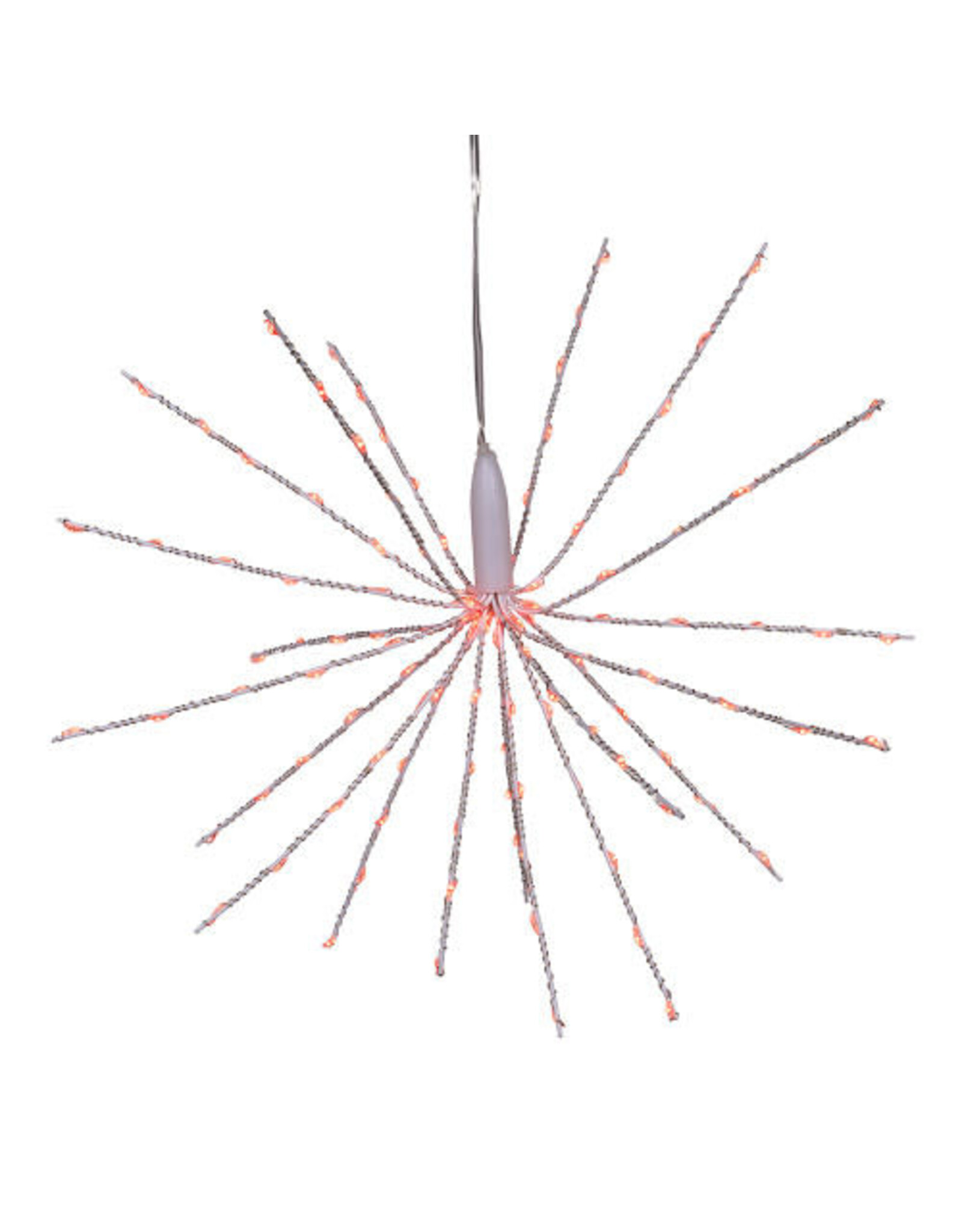 Kurt Adler 3D Starburst Light 12 Inch W 120 Red Fairy LED Lights