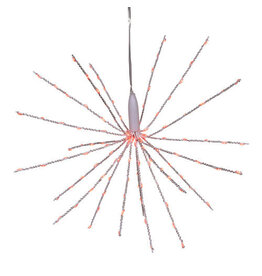 Kurt Adler 3D Starburst Light 12 Inch W 120 Red Fairy LED Lights