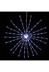 Kurt Adler 3D Starburst Light 12 Inch W 120 Cool White Fairy LED Lights