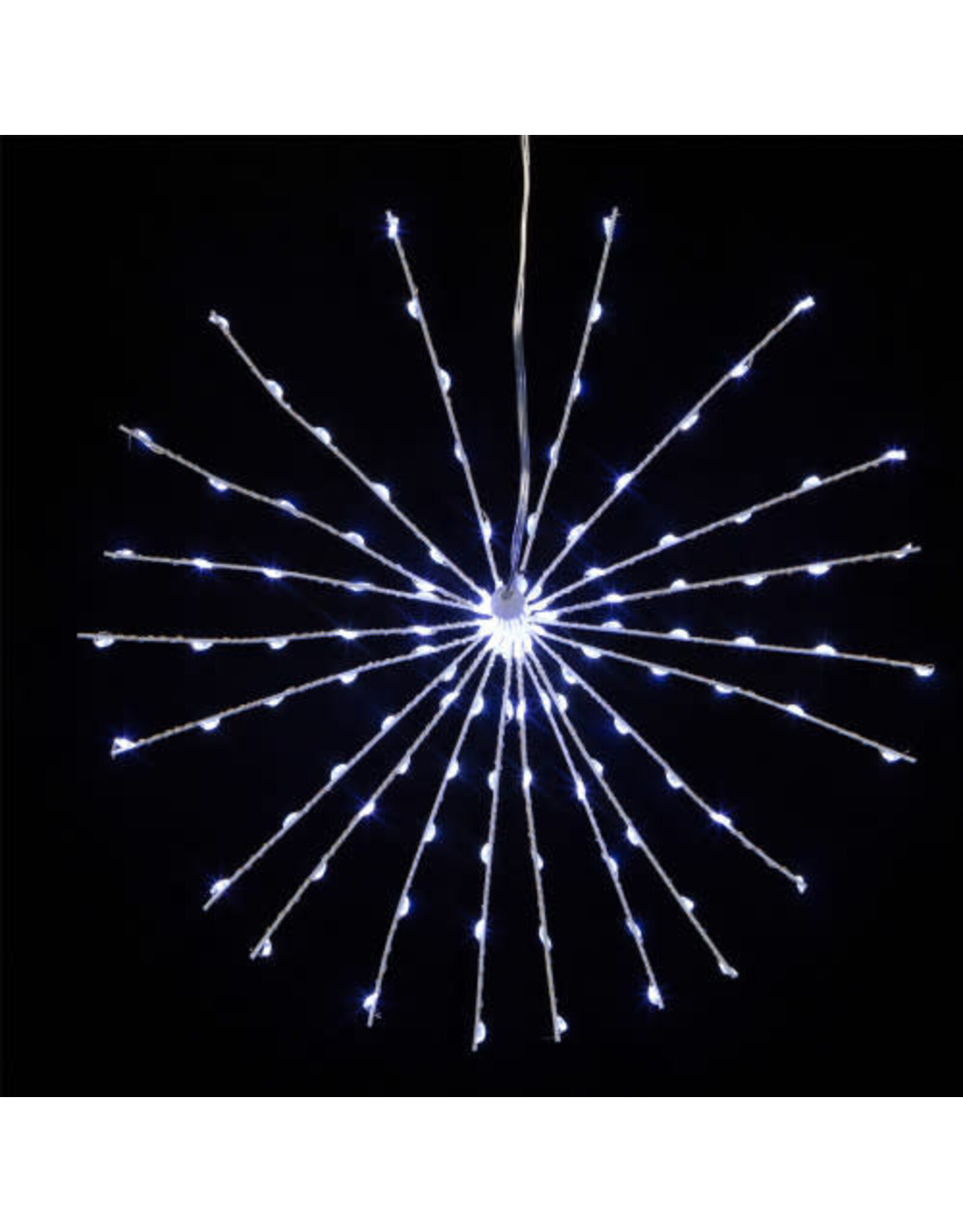 Kurt Adler 3D Starburst Light 12 Inch W 120 Cool White Fairy LED Lights