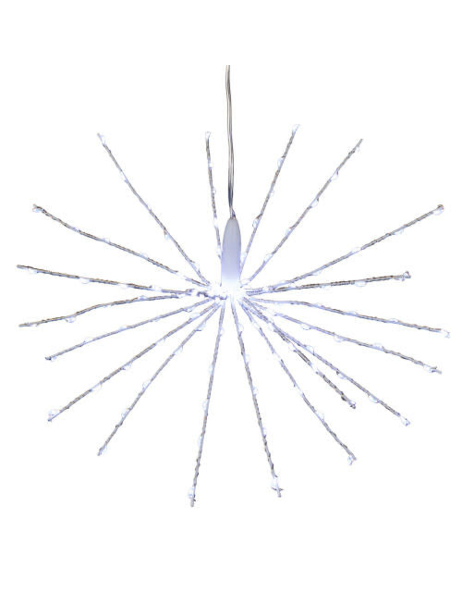 Kurt Adler 3D Starburst Light 12 Inch W 120 Cool White Fairy LED Lights