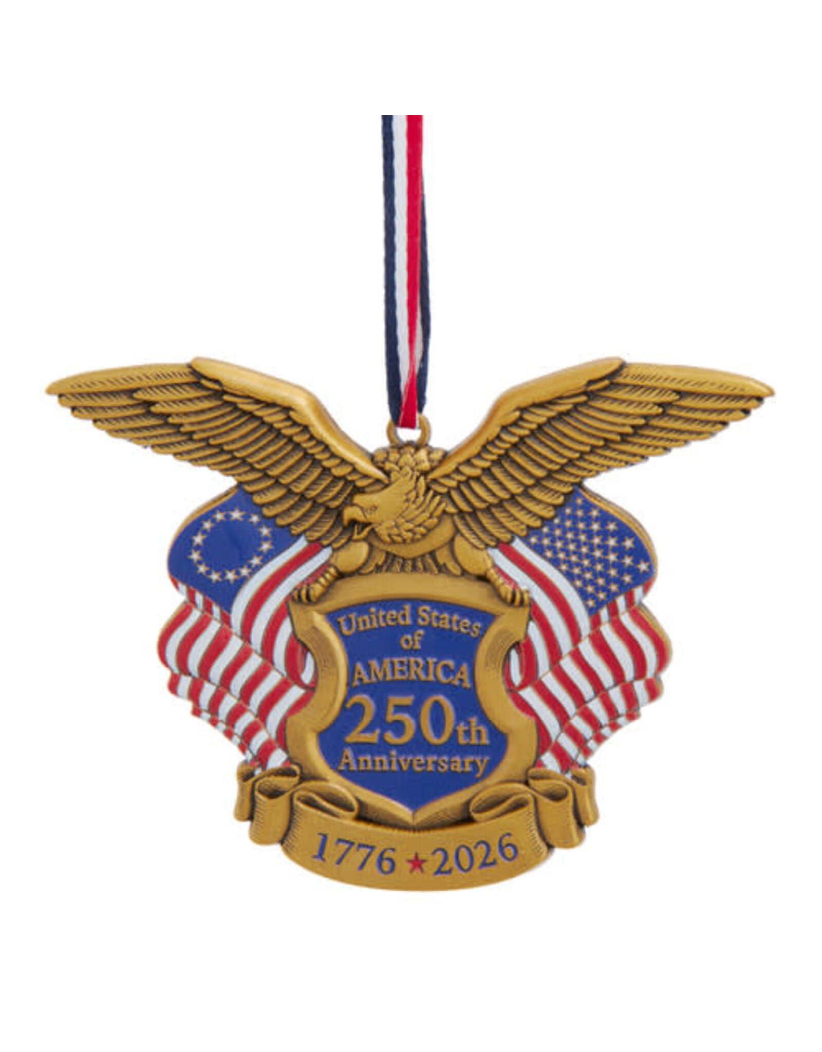 Kurt Adler United States Of America 250th Anniversary Medal Ornament