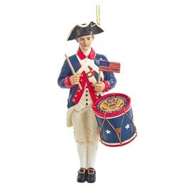 Kurt Adler Patriotic 250th Anniversary USA Minute Man Ornament