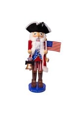Kurt Adler Patriotic Nutcracker 14in 250th Anniversary Of America