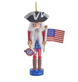 Kurt Adler Patriotic Nutcracker 6in 250th Anniversary Of America