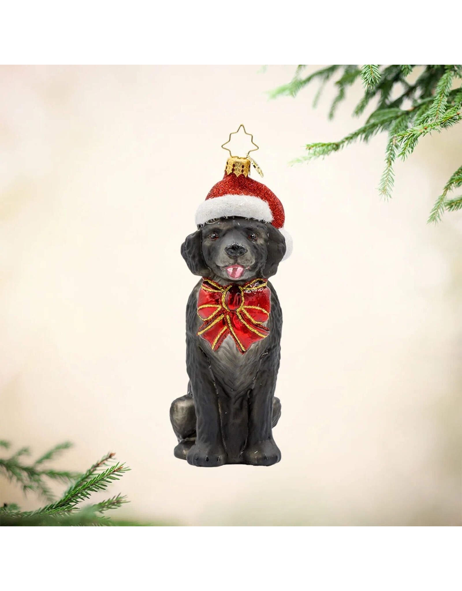 Christopher Radko Loyal Lab Labrador Retriever Christmas Ornament