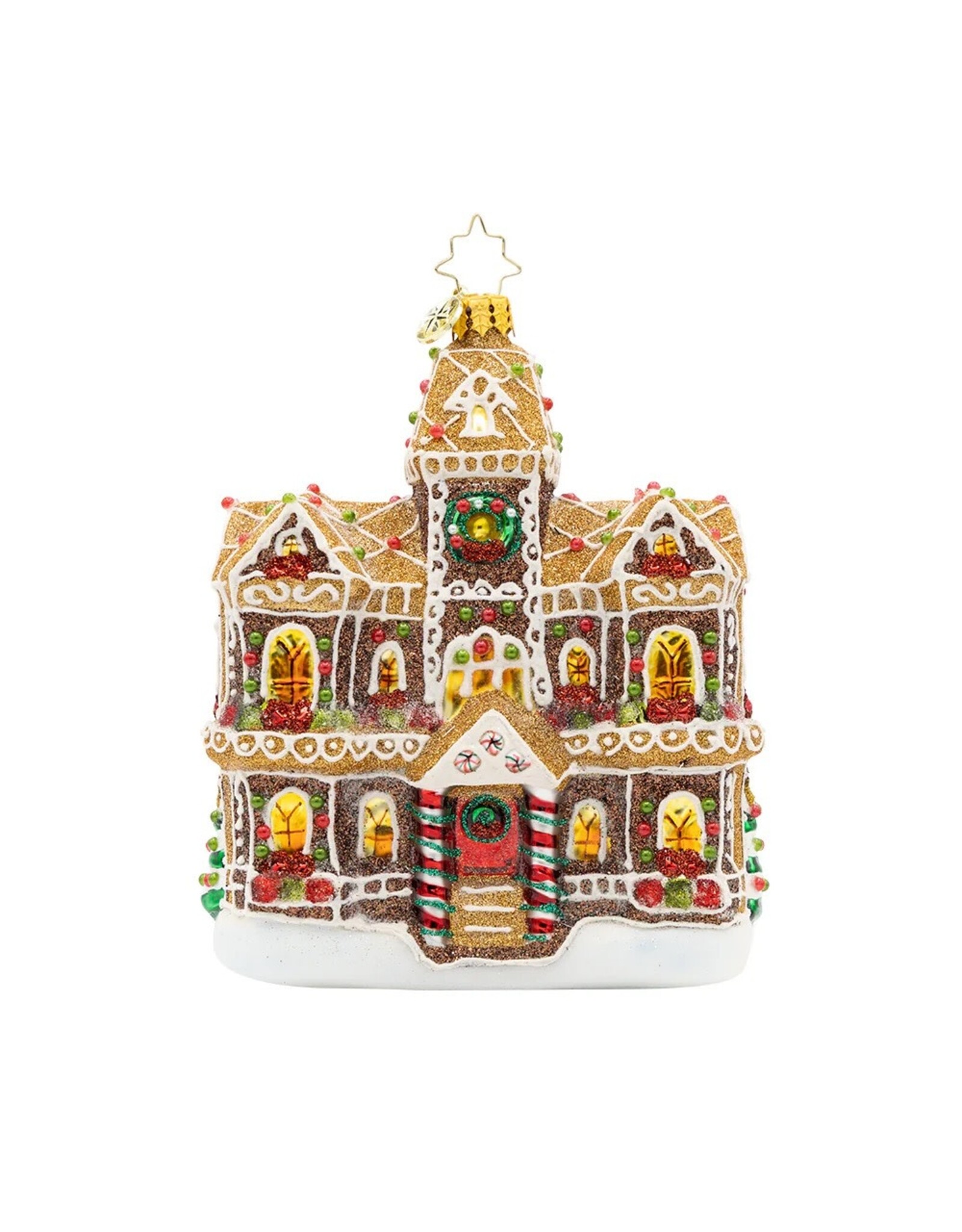 Christopher Radko Gingerbread Manor Christmas Ornament