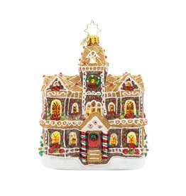 Christopher Radko Gingerbread Manor Christmas Ornament