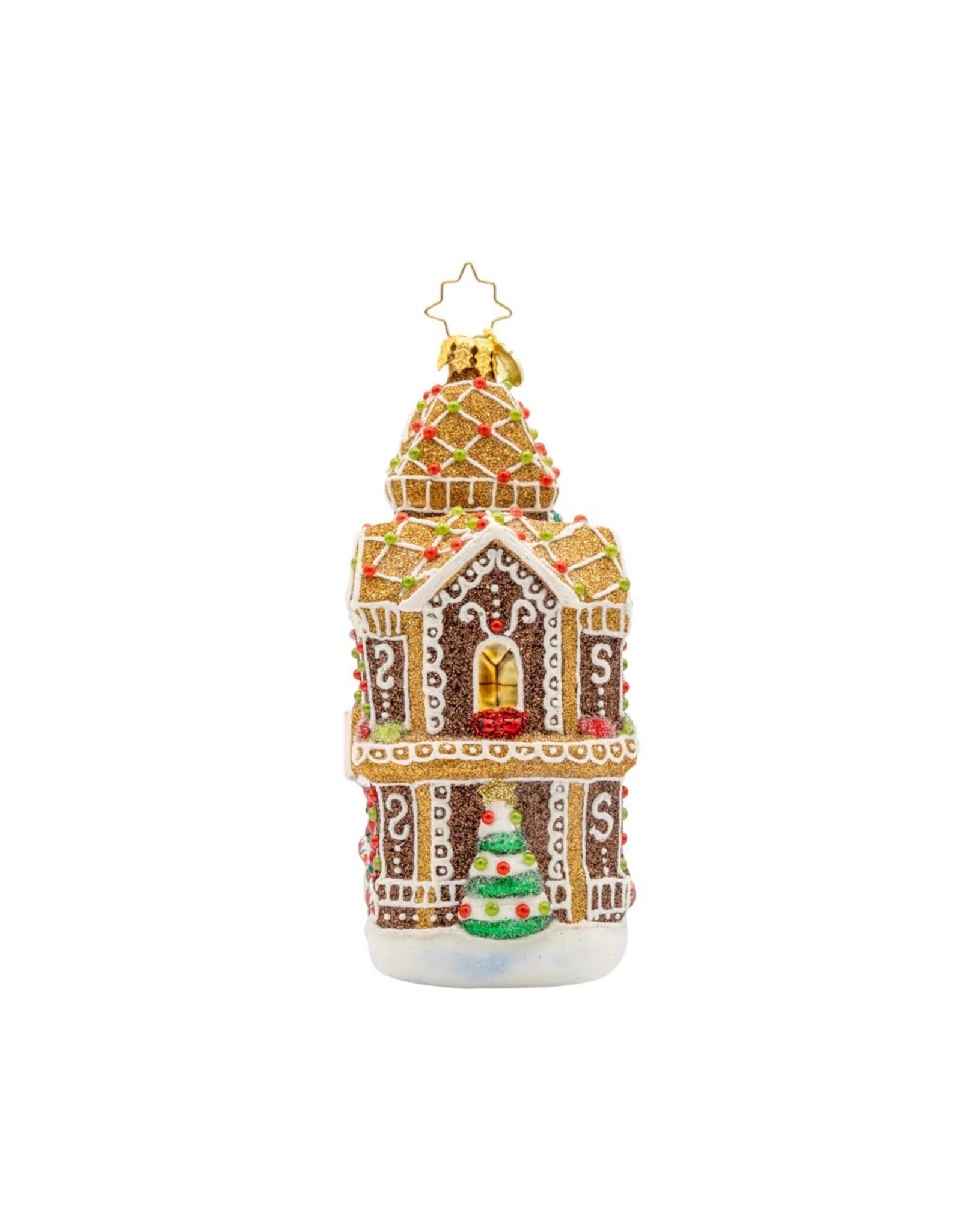 Christopher Radko Gingerbread Manor Christmas Ornament