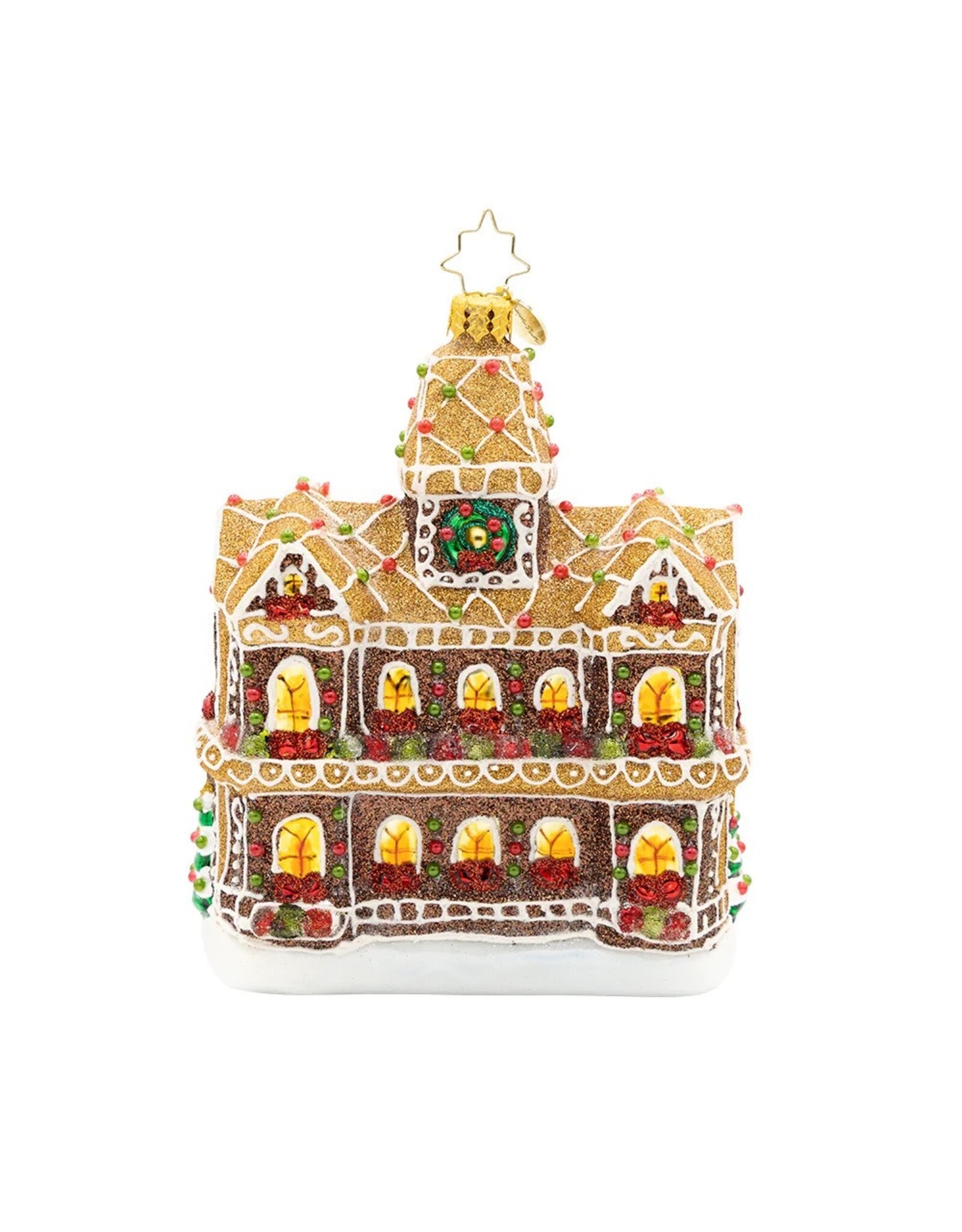 Christopher Radko Gingerbread Manor Christmas Ornament