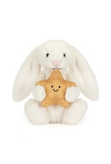 JellyCat Bashful Cream Bunny With Star