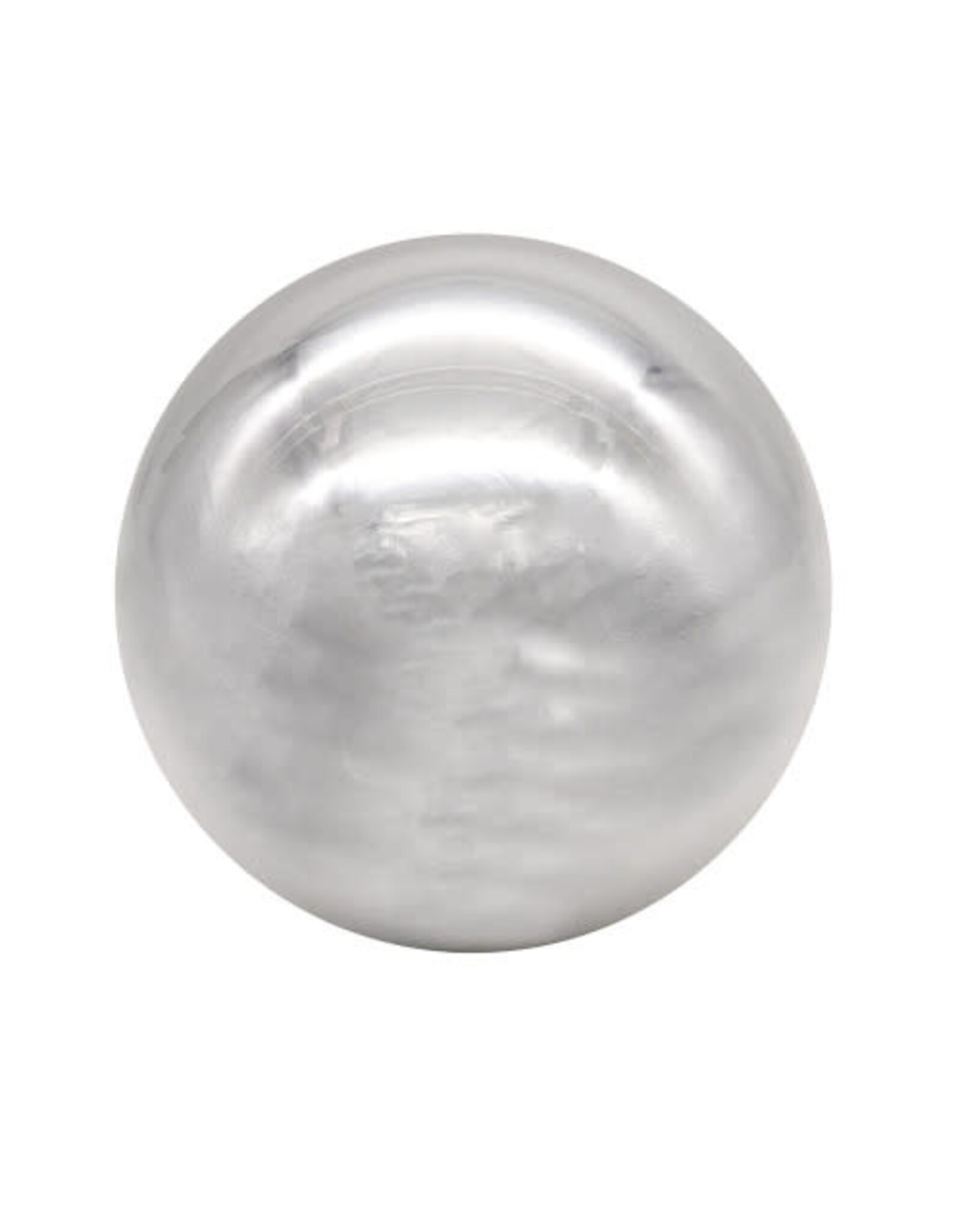 Kurt Adler Shiny Silver Glass Ball Ornaments 65mm 6pc Set
