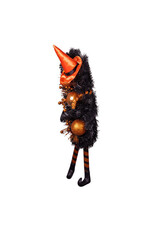 Kurt Adler Halloween Door Wreath 33x24 Inch Un-Lit Halloween Decor