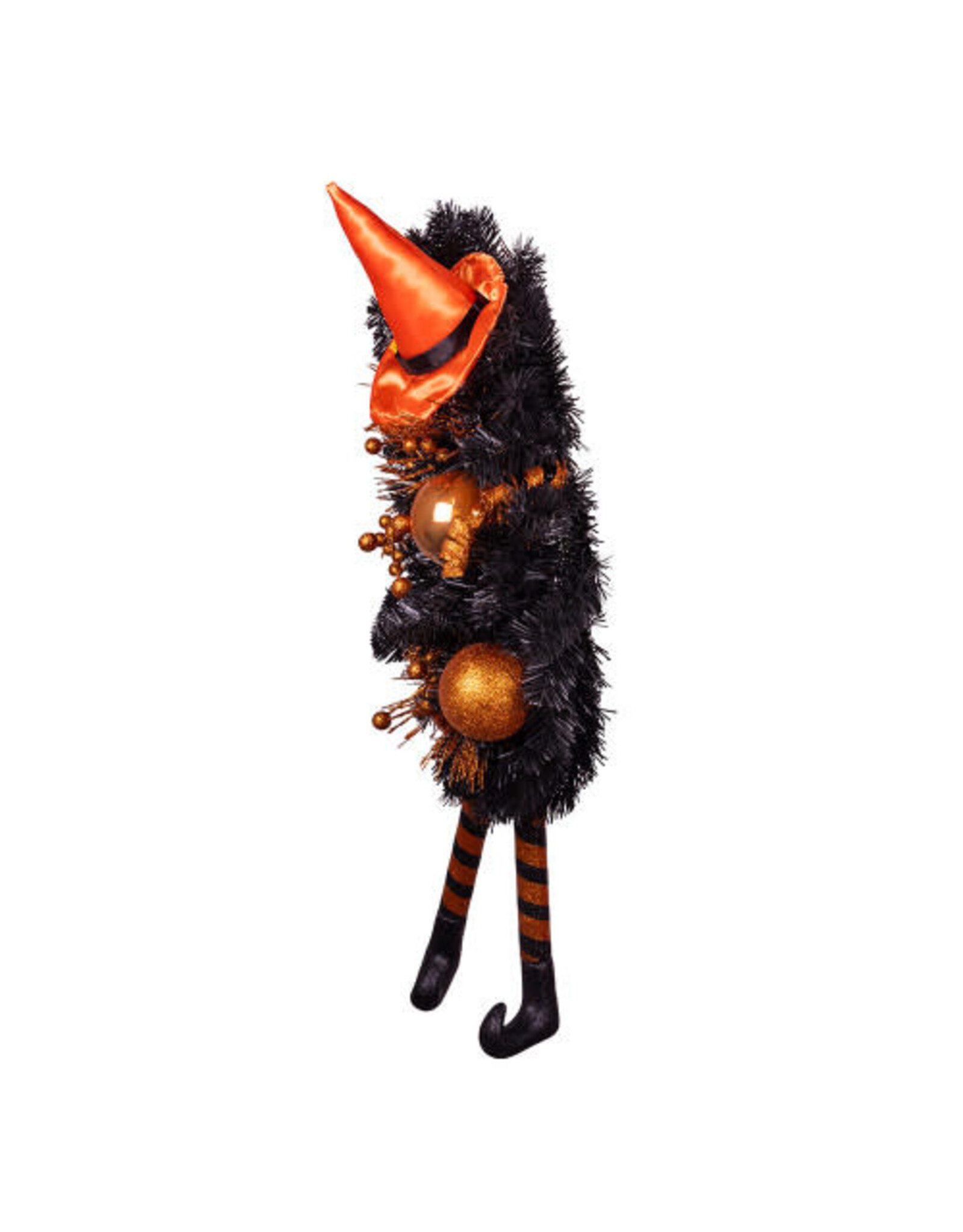 Kurt Adler Halloween Door Wreath 33x24 Inch Un-Lit Halloween Decor