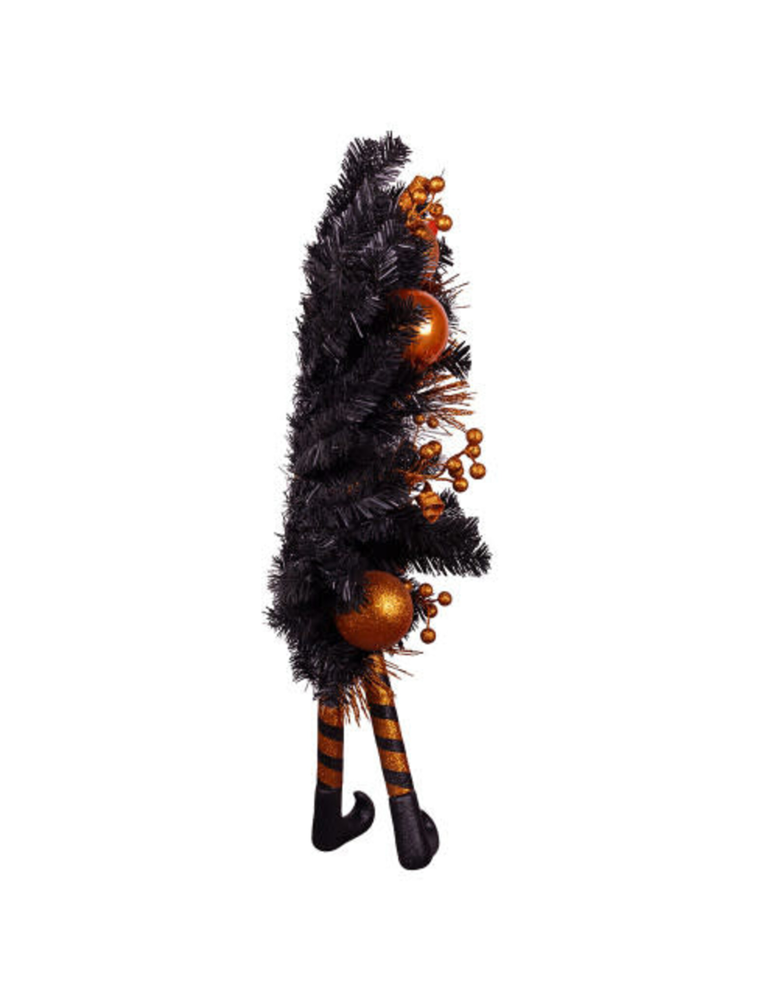 Kurt Adler Halloween Door Wreath 33x24 Inch Un-Lit Halloween Decor