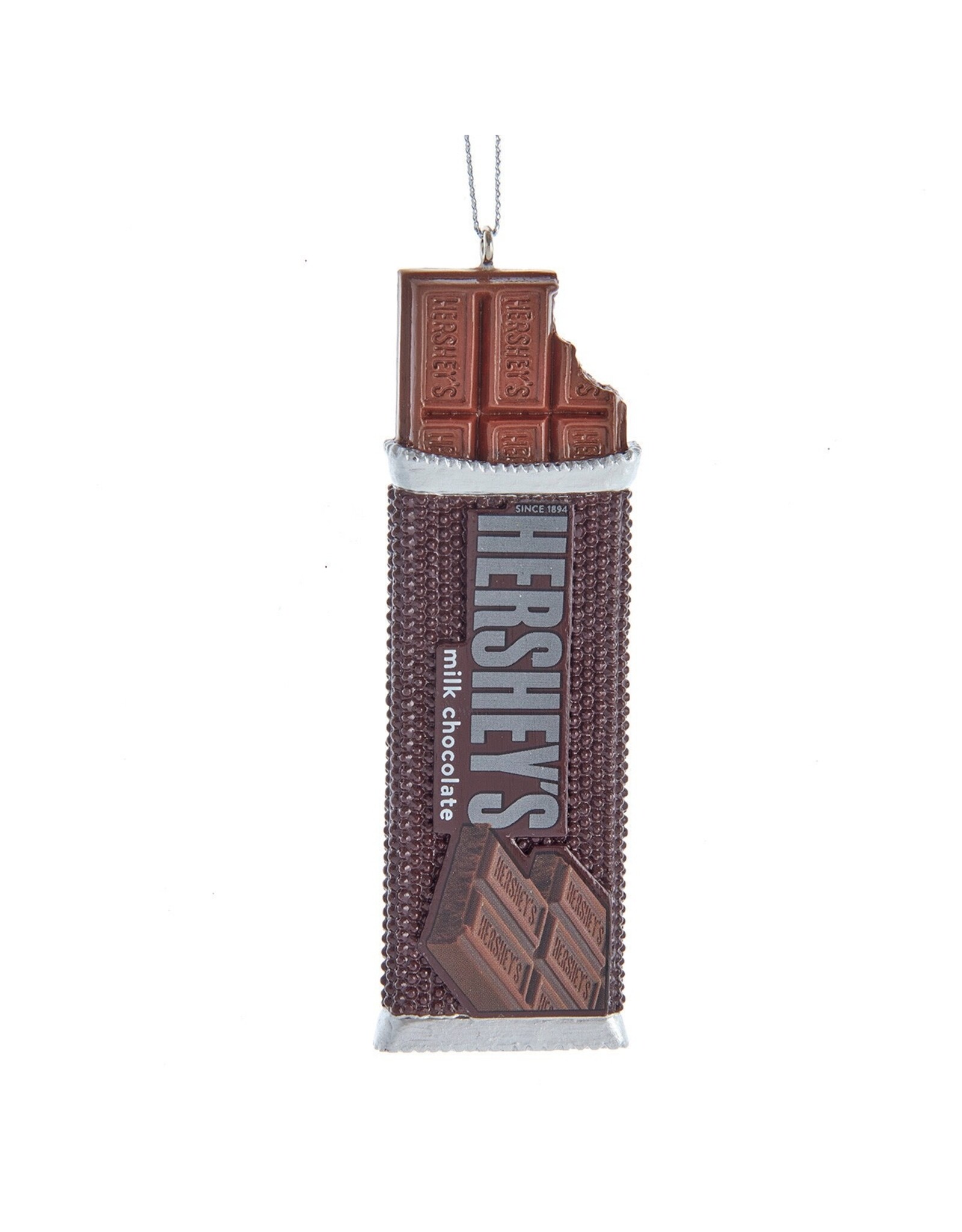 Kurt Adler Hershey's Bar Candy Bar Ornament 4 Inches
