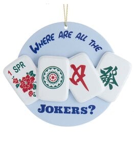 Kurt Adler Mahjong Ornament Where Are All The Jokers