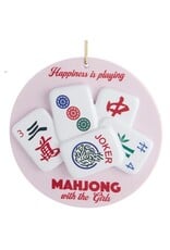 Kurt Adler Mahjong Ornament Happiness Is Playing Mahjong w the Girls