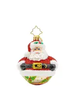 Christopher Radko Jolly Holly Claus  Gem Christmas Ornament